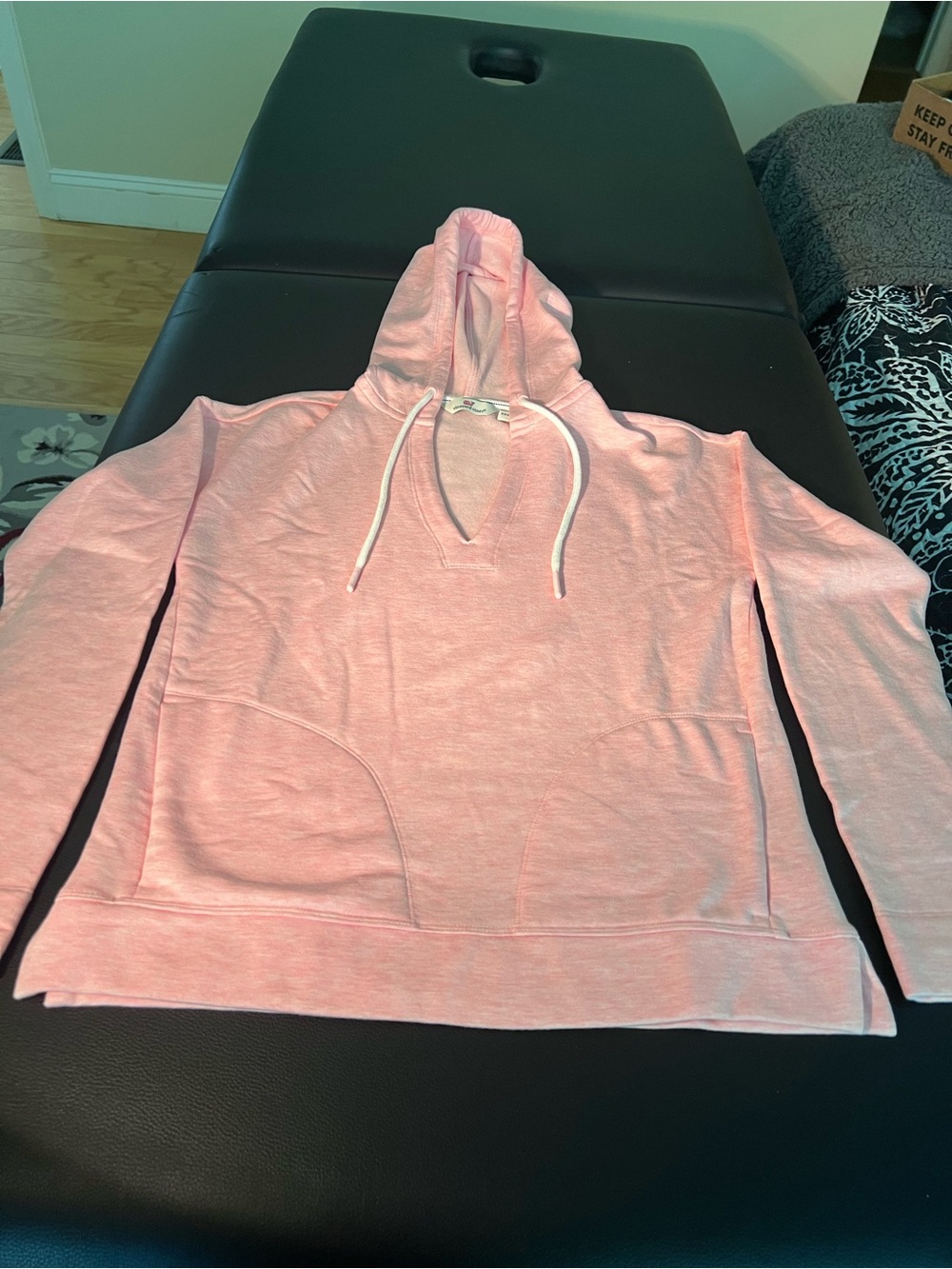 Vineyard Vines Women’s XXS Pink Hooded Pullover W/ Front Pockets